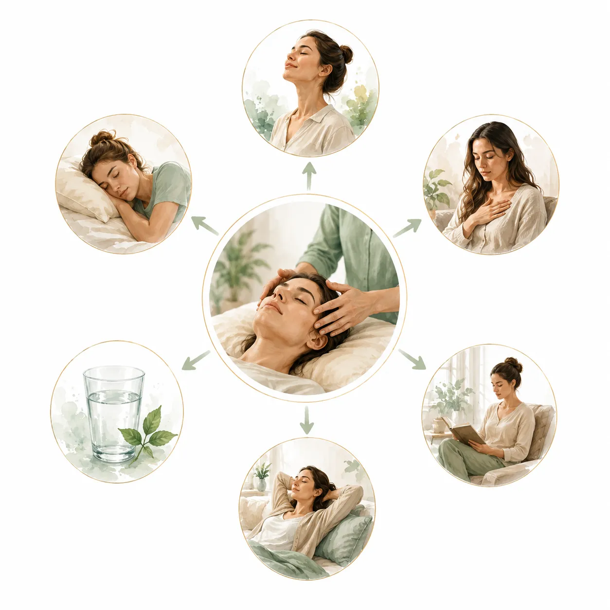 Diagram showing safety considerations: physical safety, psychological safety, practitioner boundaries, and medical context