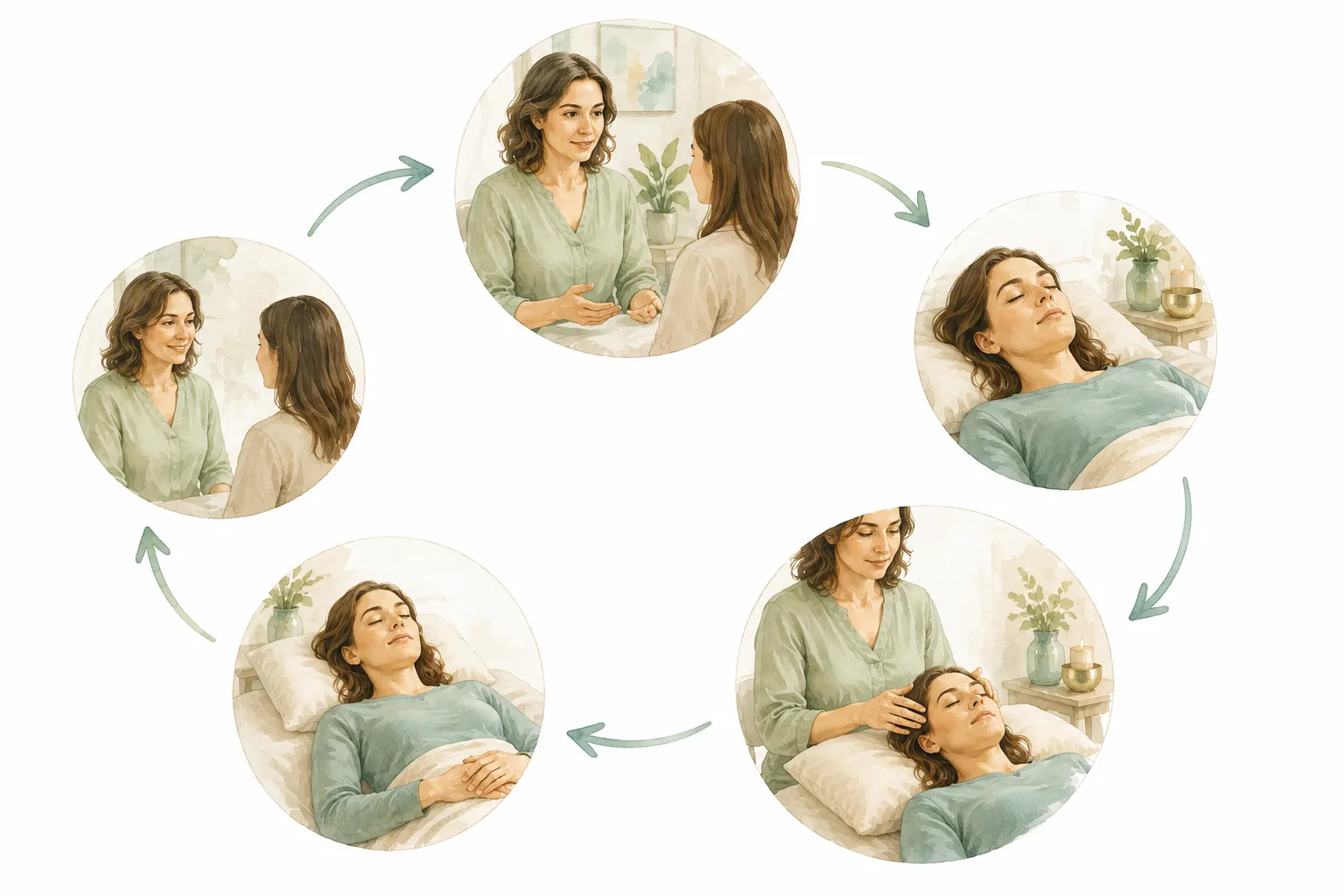 Diagram showing the approximate locations of Access Bars points on the head