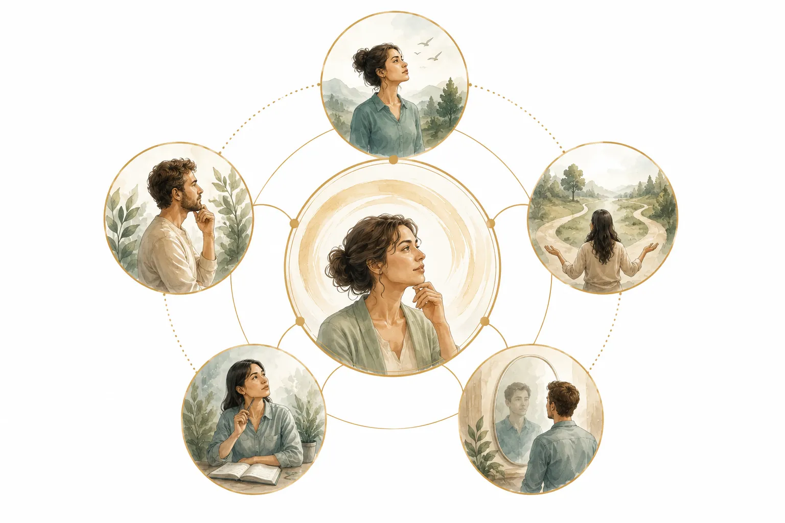 Visual representation of Access Consciousness philosophy
