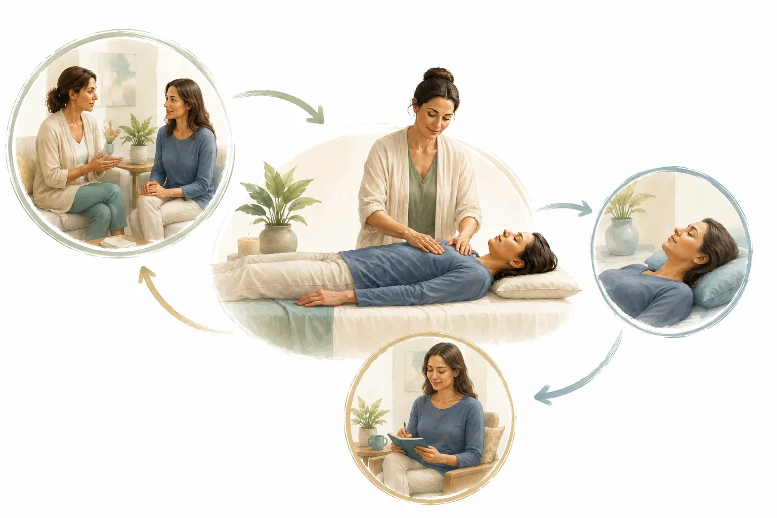 Visual representation of body-focused practice